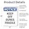 Signmission Keep Off Dunes Fragile, 12 in W x Rectangle, Aluminum OS-2PACK-NS-A-1218-V-13819 - alternate 6